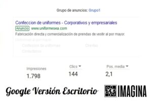 Google Versión Escritorio