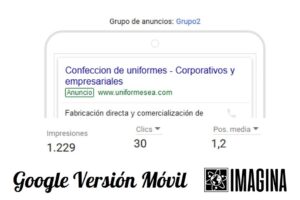 Google Versión Móvil