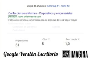 Google Versión Escritorio